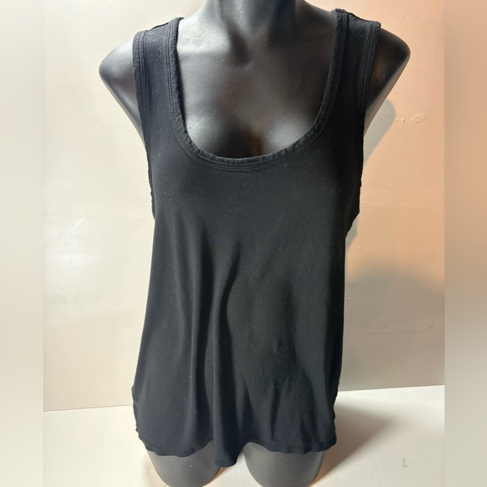GAP Black Scoop Neck Tank Top